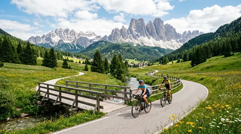 Lunga Via delle Dolomiti Ciclabile Transfer Bici NCC Cadore